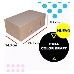 Caja de Comida para Llevar 1 (Kraft)