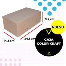 Caja de Comida para Llevar 1 (Kraft)