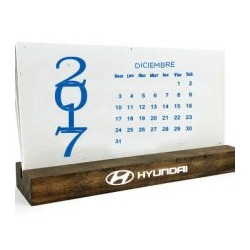 Calendario de Madera y Papel Germinable