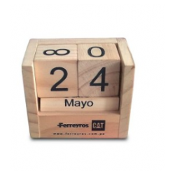 Calendario Madera