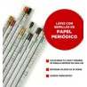 Lápiz de Papel Periódico con Semillas